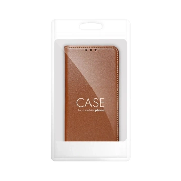 Smart Pro Book Case für Samsung S25 Edge Leder Braun