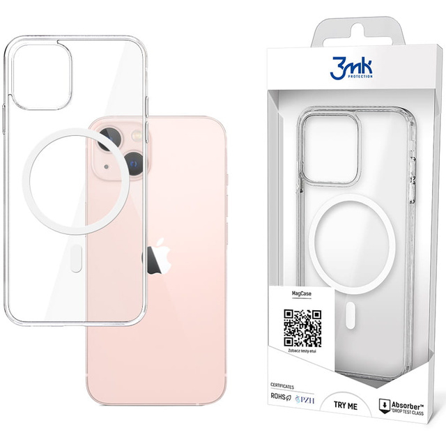 Pancerne etui obudowa do MagCase 3mk do Apple iPhone 13 Przezroczyste