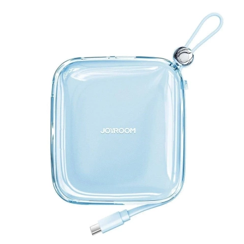 Powerbank Joyroom JR-L004 10000mAh USB-C USB-A Blau mit Kabel