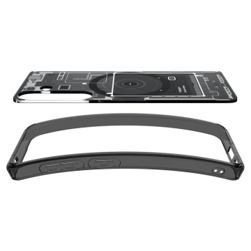 Etui für Samsung Galaxy S25 Schwarz Spigen Ultra Hybrid Mag MagSafe