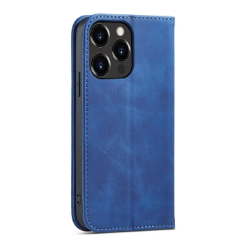 Magnet Fancy Case etui do iPhone 13 Pro pokrowiec portfel na karty kartę podstawka niebieski