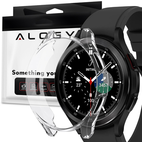 Alogy Silikonhülle für Samsung Galaxy Watch 4 Classic 42mm Transparent