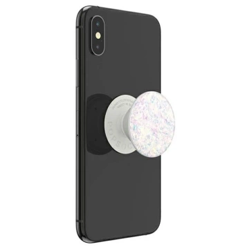 Uchwyt i podstawka do telefonu Popsockets 2 Iridescent Confetti White 