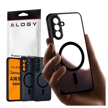 Hülle für Apple iPhone 16 Pro Max Alogy Anti-Shock Hybrid Case für MagSafe Transparent