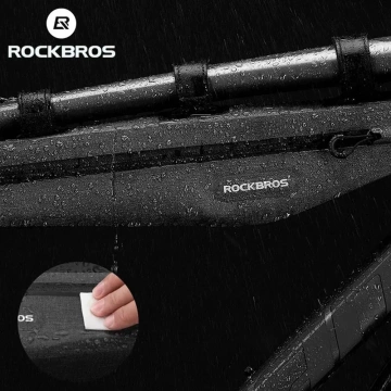 Rockbros AS-052 Rahmen-Fahrradtasche 1,5L Grau Wasserdicht