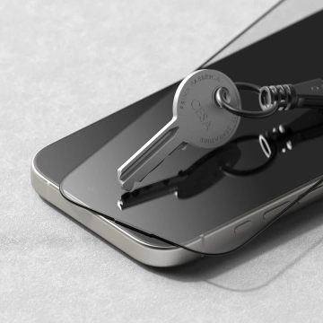 Ringke Easy Slide 2er-Pack Sichtschutzglas iPhone 16 Pro Schwarz