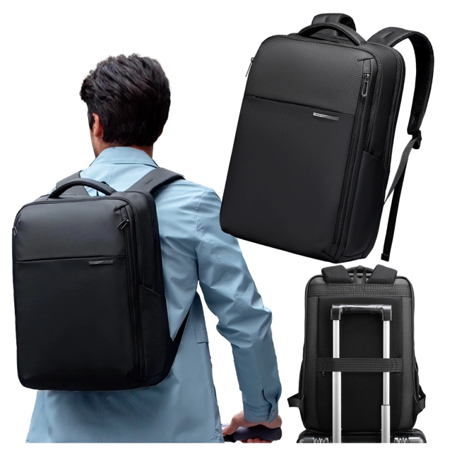 Plecak do Biura na Laptopa 15.6" Mark Ryden, Wodoodporny, Elegancki i Stylowy, Pojemny 23L, Praktyczny z Zamkiem YKK i Bocznymi Kieszeniami, 43 × 30 × 18 cm – Czarny