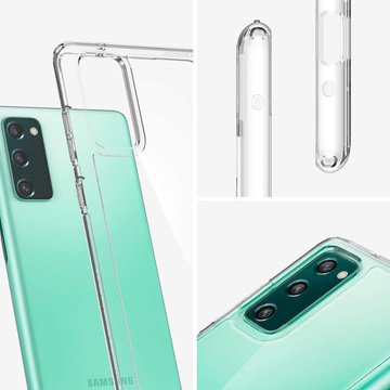 Spigen Ultra Hybrid Hülle für Samsung Galaxy S20 FE Crystal Clear Alogy Vollglas