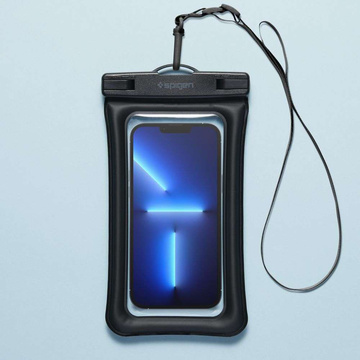 Spigen A621 IPX8 wasserdichte Hülle für Telefon Universal wasserdichte Gürteltasche Schwarz