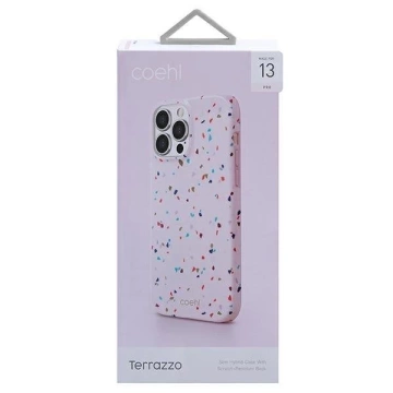 UNIQ-Hülle Coehl Terrazzo iPhone 13 Pro / 13 6.1 "Rosa / Blush Pink