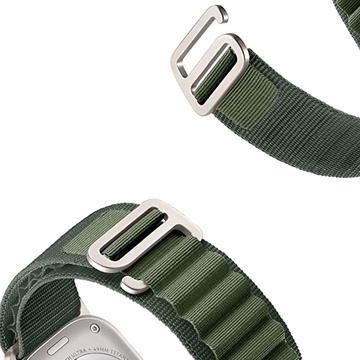 Pasek do zegarka Alogy Sport Strap do Apple Watch 4/5/6/7/8/SE/Ultra (42/44/45/49mm) Zielony