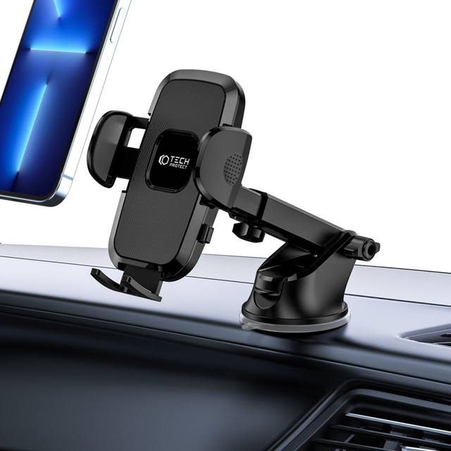 Uchwyt samochodowy na telefon V3 Windshield & Dashboard Car Mount do auta na szybę deskę Black