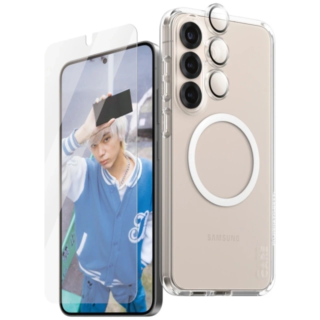 Zestaw Ochronny 3w1 do Samsung Galaxy S25 Plus CARE by PanzerGlass