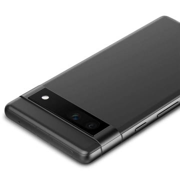 Kameraschutz aus gehärtetem Glas Spigen Optik.TR „EZ FIT“ Kameraschutz 2er-Pack für Google Pixel 7A Schwarz