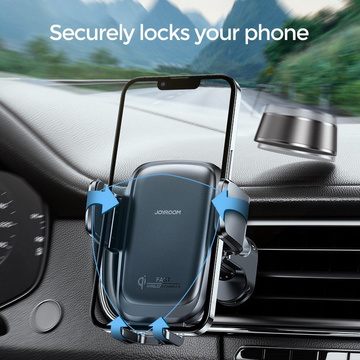 Joyroom JR-ZS243 Autohalterung für den Kühlergrill mit Wireless 15W Black Charger