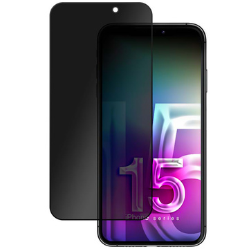 Sichtschutzglas für iPhone 15 Pro Max – 3mk HardGlass Max Privacy™ Anti-Spyware gehärtet