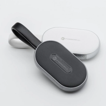 FORCELL F-ENERGY Mini Power Watch Powerbank 1A 2,5W 1200 mAh Schwarz