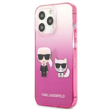 Karl Lagerfeld KLHCP13LTGKCP iPhone 13 Pro / 13 6.1 "Hardcase Pink / Pink Gradient Ikonik Karl
