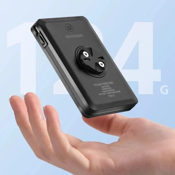 Lampka Rockbros JP008 150 lm + powerbank 5000 mAh IPX6 pod licznik – czarna