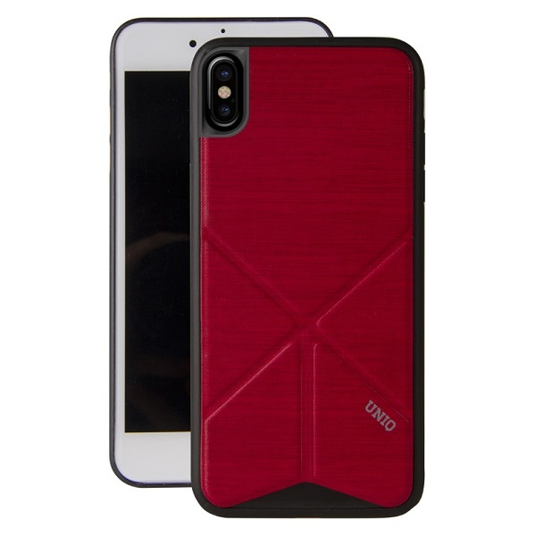 UNIQ Hülle Transforma Ligne iPhone X / Xs rot / feuerrot
