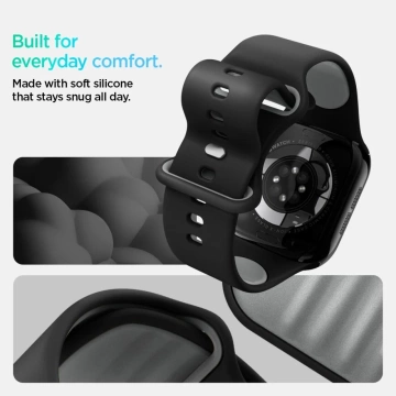Pasek Spigen Nano Pop do Apple Watch 44/45/46/49 mm Czarno-Szary