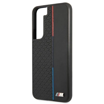 Etui BMW BMHCS22STRTBK für Samsung Galaxy S22 S901 Hardcase M Collection Triangles