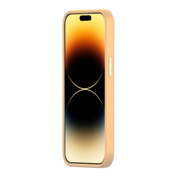 Zestaw Etui Baseus Liquid Silica Gel do iPhone 14 Pro Max (żółte) + szkło hartowane +z estaw czyszczący