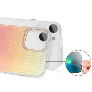 Kingxbar Travel Series Luxury Elegant Case für iPhone 13 Orange (Sunset)