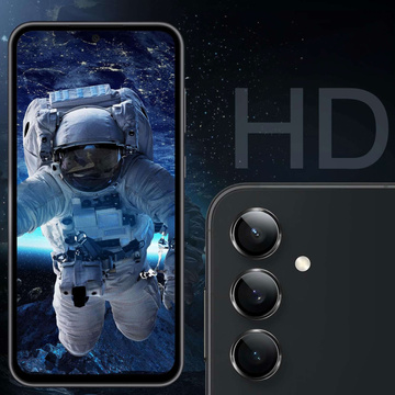 Szkło do Samsung Galaxy S24 osłona na aparat obiektyw 3mk Lens Protection Pro Black nakładka ochronna