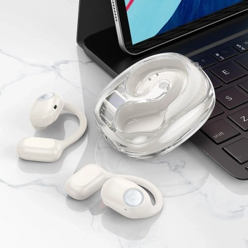 HOCO TWS EA3 Bluetooth-Kopfhörer, kabellos, Weiß, mit Ladeetui