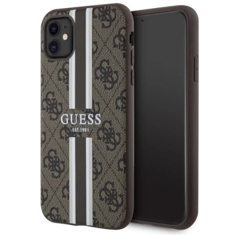 Etui Guess GUHMN61P4RPSW für iPhone 11 / Xr Hardcase 4G bedruckte Streifen MagSafe