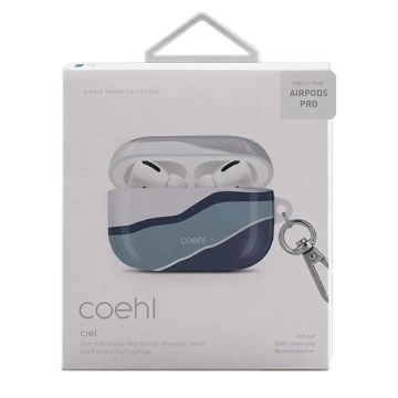 Schutzhülle für UNIQ Kopfhörer Case Coehl Ciel für Apple AirPods Pro blau/twilight blue