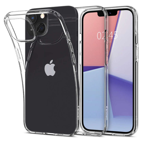 Etui obudowa Spigen Liquid Crystal für Apple iPhone 13 Crystal Clear