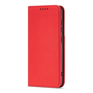 Magnetkartenetui Hülle für Xiaomi Redmi Note 11 Pro Pouch Wallet Card Holder Rot