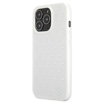 Etui ochronne Mercedes MEHCP13LESPWH do Apple iPhone 13 Pro / 13 6,1" biały/white hardcase Silver Stars Pattern