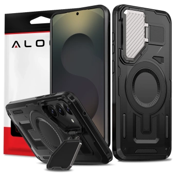 Hülle für Apple iPhone 16 Pro Max Alogy Anti-Shock Hybrid Case für MagSafe Transparent