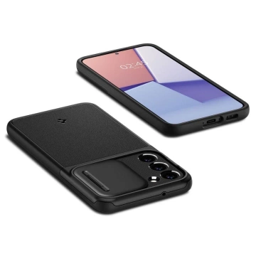 Etui Spigen Optic Armor für Samsung Galaxy S23 Schwarz