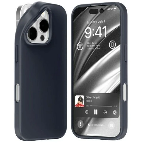 Etui Mercury Soft do iPhone 16 Pro 6,3" Granatowy