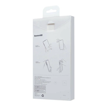 Baseus Frame Protection Set Transparente Magnethülle und gehärtetes Glas für iPhone 14 (Schwarz)