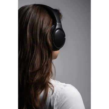 Forcell F-Audio Vibe ANC TUYA APP Kabellose On-Ear-Kopfhörer Schwarz