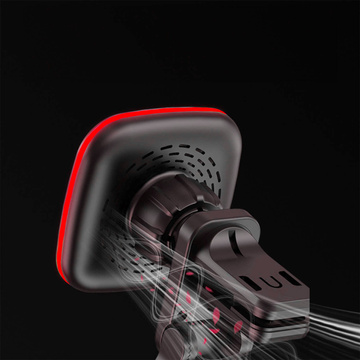 Uchwyt samochodowy na kratkę z ładowarką Mag Safe 15w do iPhone LED PD QC 3.0 do kratki wentylacyjnej auta Alogy czarny