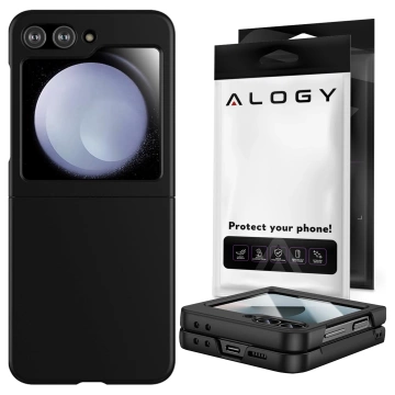 Hülle für Samsung Galaxy Z Flip 6 Alogy Thin Case Schutzhülle mattschwarz