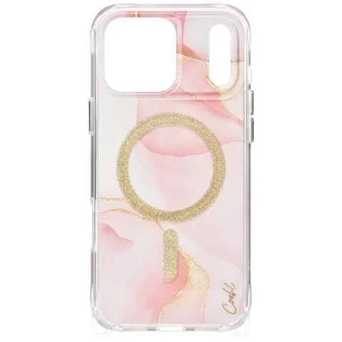 Etui UNIQ Coehl Aeris do iPhone 17 Pro Magnetic Charging Różowy