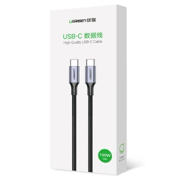 Ugreen Kabel USB Type C - USB Type C Power Delivery 100W Quick Charge FCP 5A 3m grau (90120 US316)