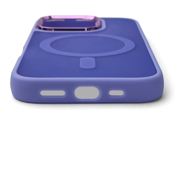 Etui Wozinsky MagSafe do Samsung Galaxy S25 Magnetic Case Fioletowe