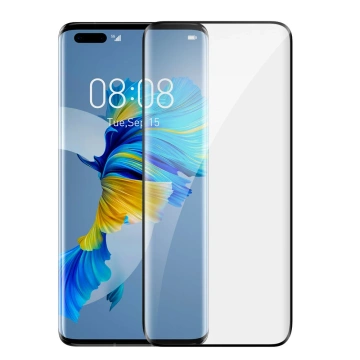 Baseus szkło hartowane 0,25mm do Huawei Mate 40 Pro na cały ekran z ramką + zestaw montażowy (SGQJ010101)