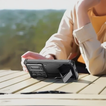 Samsung Galaxy S25 Ultra Hülle Schutzhülle Tech-Protect Kevlar Cam Schwarz