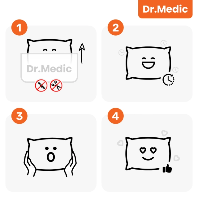 Poduszka do Samochodu na fotel DR.MEDIC SeatRest™ Ergonomiczna poduszka biurowa wsparcie kości ogonowej na krzesło siedzenie do biura auta