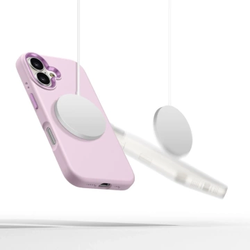 Etui do iPhone 16 Tech-Protect Silicone Pure MagSafe Pink Pearl
