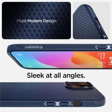 Spigen Liquid Air Case für iPhone 15 Plus Blau – Schlanker TPU-Schutz
